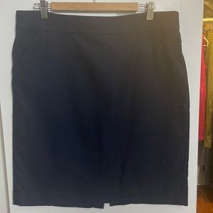 Classic JCrew pencil skirt- Navy- size 16